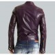 Men’s Motorcycle Purple Jacket