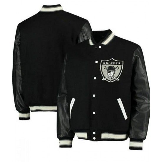 Men’s Oakland Raiders Varsity Jacket