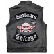 Men’s Outlaw Chicago MC Leather Vest