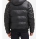 Men’s Quilted Arctic Cloth Bomber Jacket with Removable Hood