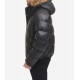 Men’s Quilted Arctic Cloth Bomber Jacket with Removable Hood