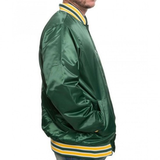 Men’s Starter Oakland Athletics A’s Green Jacket