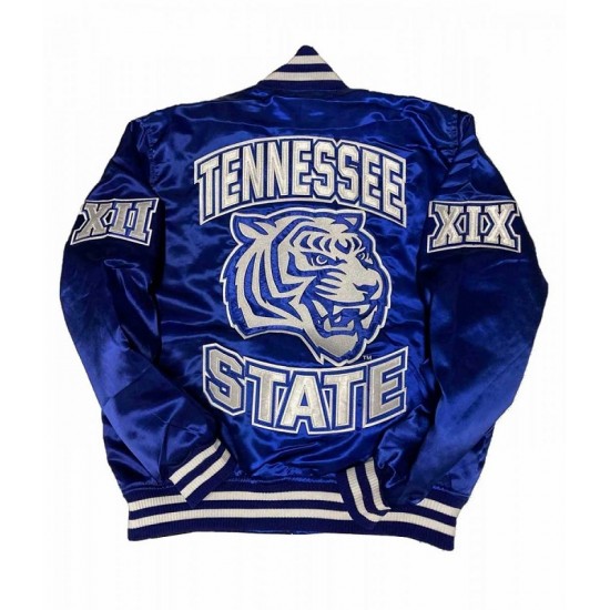 Men’s Tennessee State University Bomber Royal Jacket