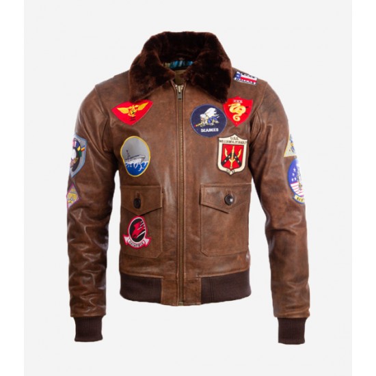 Men’s Vintage Pilot Flight Bomber Jacket