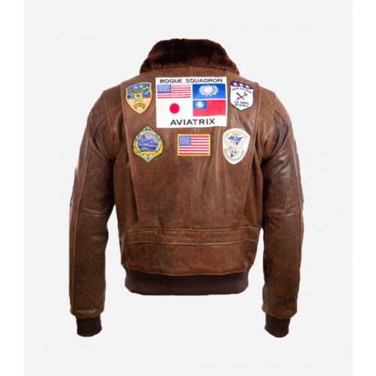 Men’s Vintage Pilot Flight Bomber Jacket