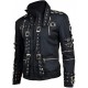 Michael Jackson Bad Leather Jacket Black Bad Jacket