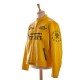 Michael Schumacher Yellow leather Ferrari jacket