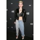 Miley Cyrus's Black Polyester Jacket