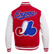 Montreal Expos Retro Classic Red Wool Varsity Jacket