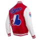 Montreal Expos Retro Classic Red Wool Varsity Jacket