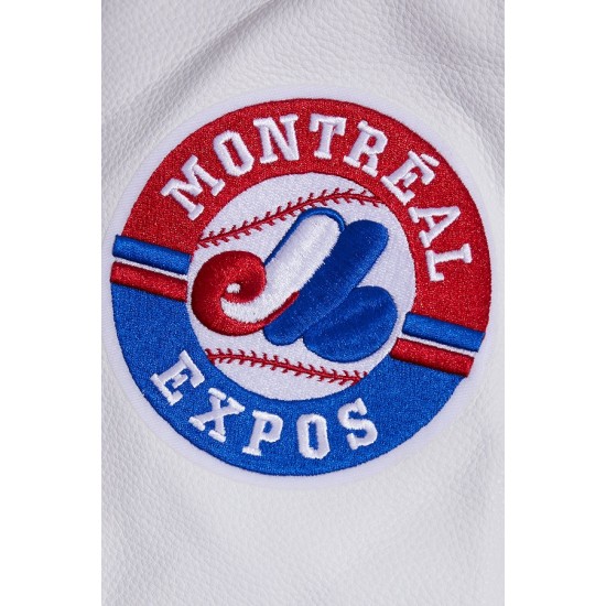 Montreal Expos Retro Classic Red Wool Varsity Jacket