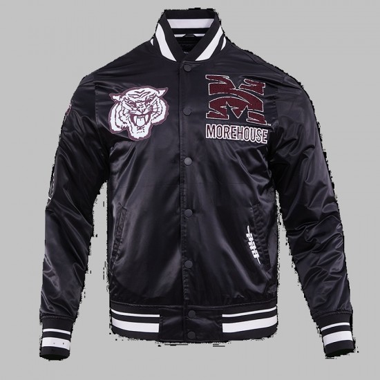 Morehouse College Classic Rib Satin Jacket