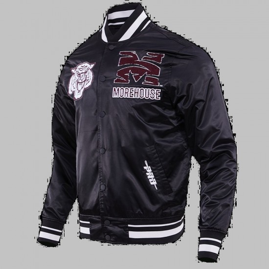 Morehouse College Classic Rib Satin Jacket