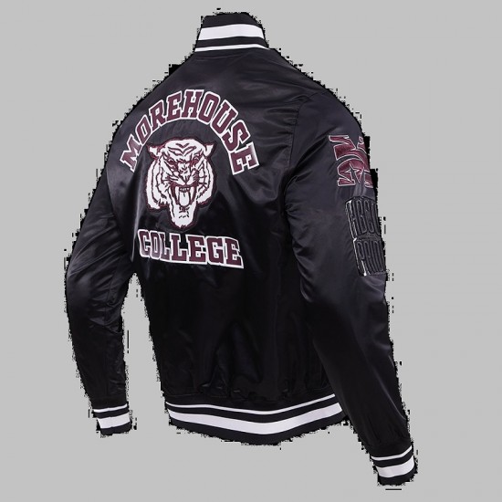 Morehouse College Classic Rib Satin Jacket