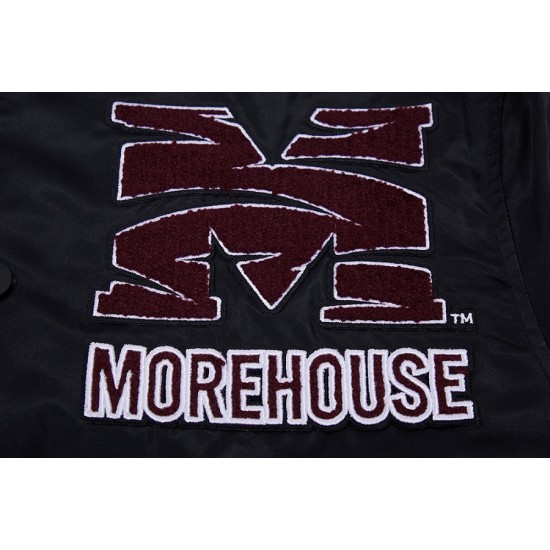 Morehouse College Classic Rib Satin Jacket