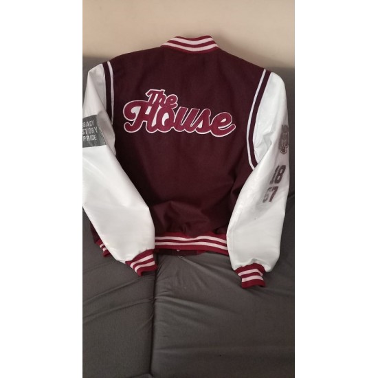 Morehouse College Maroon Letterman Jacket