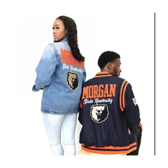 Morgan State Unisex Denim Jacket