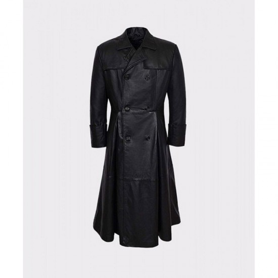 Morpheus The Matrix Laurence Fishburne Alligator Coat