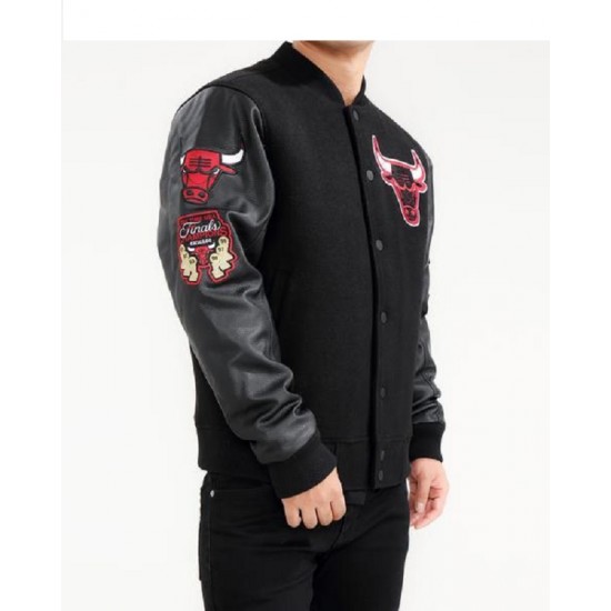 NBA Chicago Bulls Logo Varsity Jacket