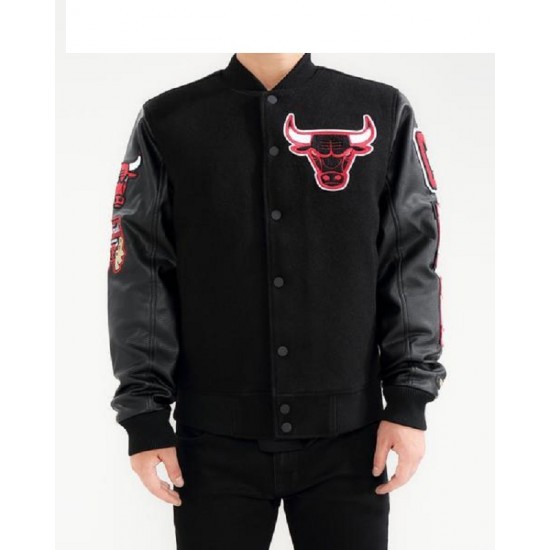 NBA Chicago Bulls Logo Varsity Jacket