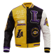 NBA Los Angeles Lakers Biker Varsity Jacket