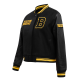 NHL Boston Bruins Retro Classic Womens Black Varsity Jacket