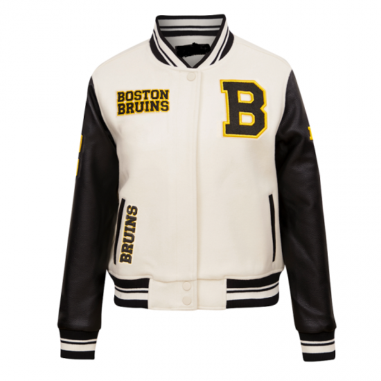 NHL Boston Bruins Retro Classic Womens Varsity Jacket