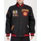 NHL Chicago BlackHawks Crest Emblem Rib Varsity Jacket