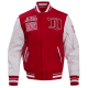 NHL Detroit Red Wings Retro Classic Rib Red Varsity Jacket