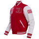 NHL Detroit Red Wings Retro Classic Rib Red Varsity Jacket