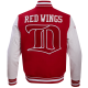 NHL Detroit Red Wings Retro Classic Rib Red Varsity Jacket