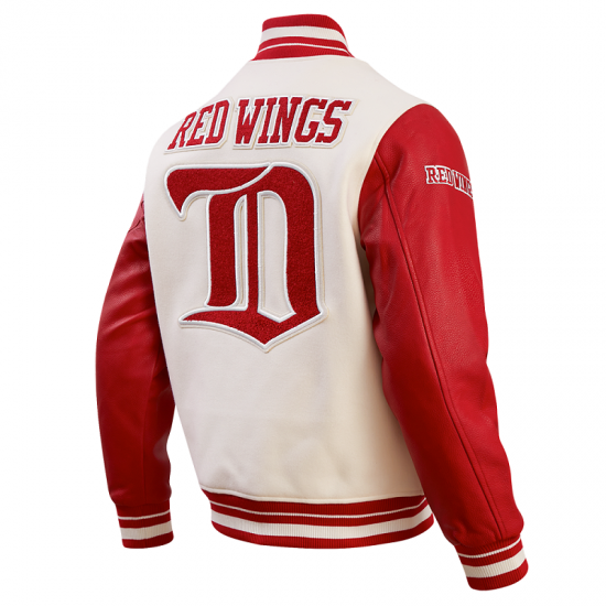 NHL Detroit Red Wings Retro Classic Rib Varsity Jacket