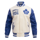 NHL Toronto Maple Leafs Retro Off-White Classic Varsity Jacket