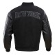 NY Knicks All Black Varsity Jacket