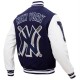 NY Yankees MBL Mash Up Logo Letterman Varsity Jacket