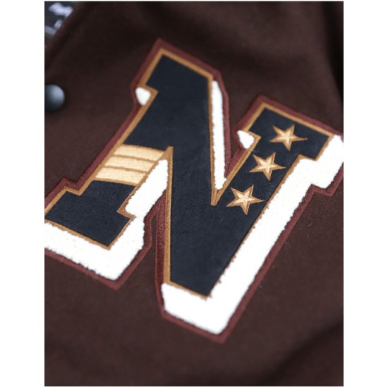 Negro League Baseball Brown Varsity Jacket