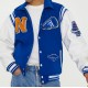 Neutrals Country Club Blue Varsity Jacket