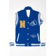 Neutrals Country Club Blue Varsity Jacket