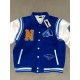 Neutrals Country Club Blue Varsity Jacket