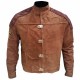 New Men's Battlestar Galactica Colonial Viper Pilot Brown Suede Leather Jacket