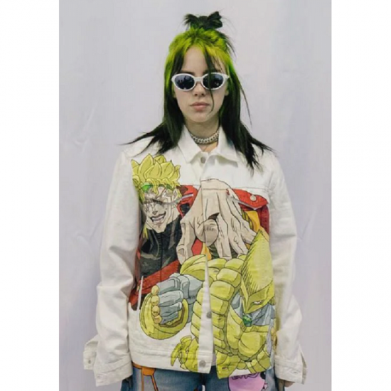 New Mens Billie Eilish Dio Cotton Jacket