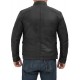 New Mens Black Four Pocket Vintage Leather Jacket