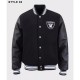 Mens Raider Black Varsity Jacket Reference: