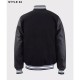 Mens Raider Black Varsity Jacket Reference: