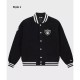 Mens Raider Black Varsity Jacket Reference: