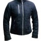 New Mens Stylish Suede Leather Cafe Racer Jacket