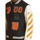 New Mens of-White Varsity Jacket