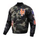 New York Mets Camo Logo Varsity Jacket