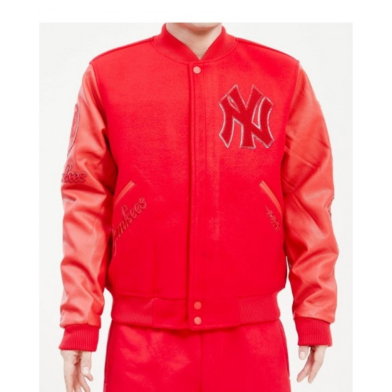 New York Yankees MLB Classic Triple Red Jacket