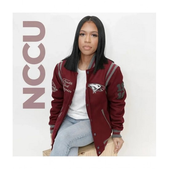 North Carolina A&M University Unisex Maroon Varsity Jacket